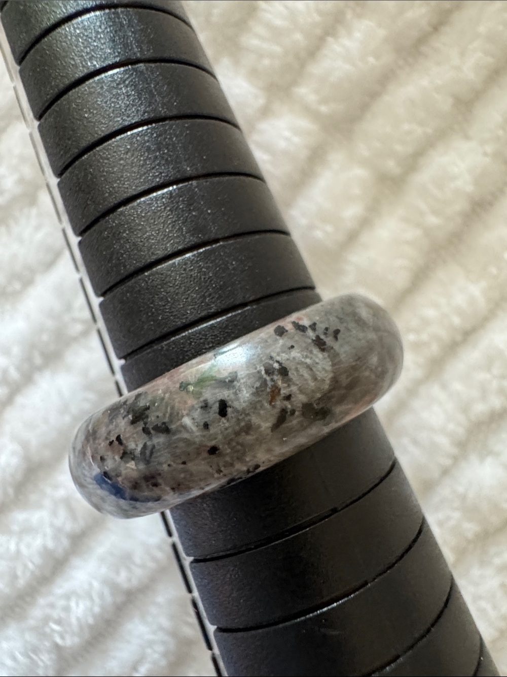 COPY - Natural Yooperlite Band Ring 9,   22.00 ctw